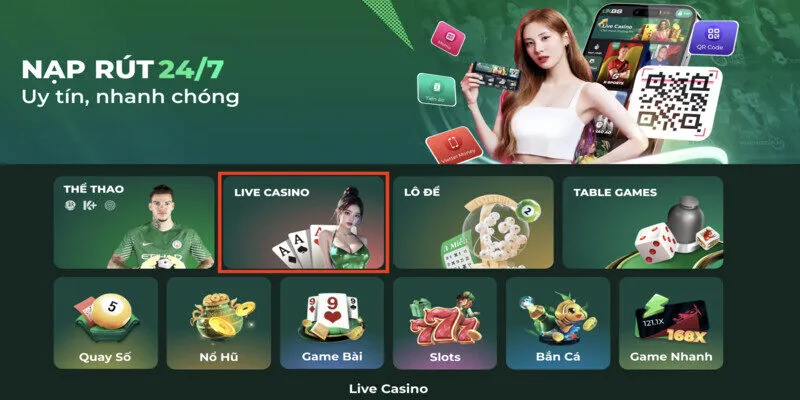 Hướng dẫn hội viên mới tham gia live casino online UK88